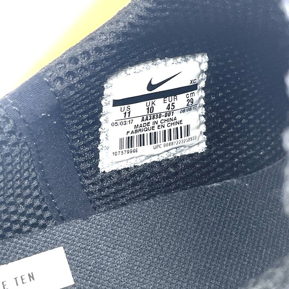 Nike Off-White x Air Presto Black / Black‎ Muslin AA3830-001 Men's Size 11 - Picture 9 of 10